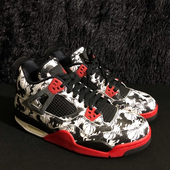 Air Jordan 4 Retro Singles Day / Tattoo GS Size 6.5 Y / Women’s 8 - Picture 3 of 15